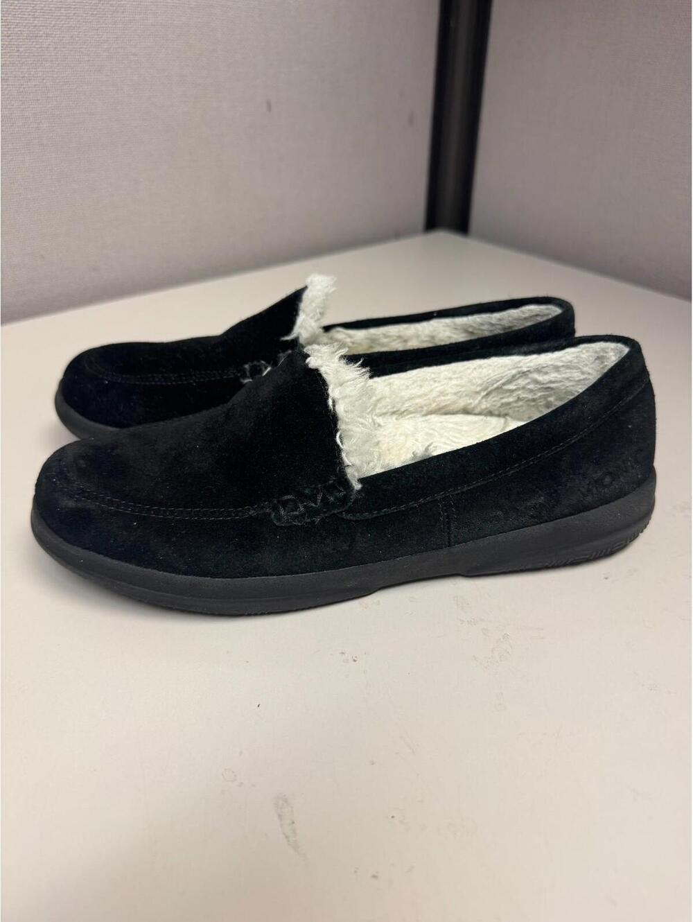 Vionic Women's Lynez Black Suede Slipper Size 7